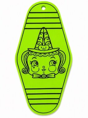 2/$25 Johanna Parker Inspired Witch Girl Motel Keychain